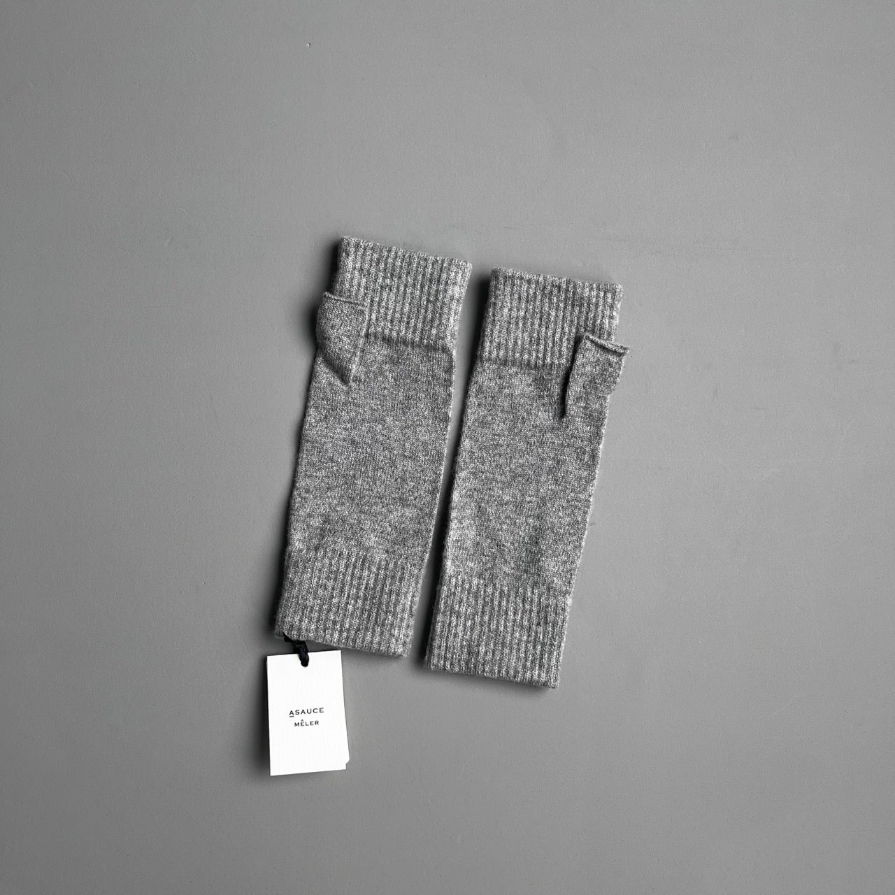 ASAUCE MELER] AM25F-AW209 ミドルゲージカシミヤ フィンガーレス